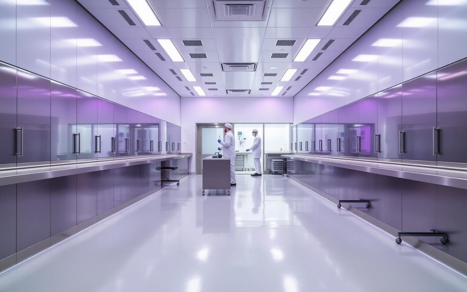 Cleanroom decontamination on a pharma refurb